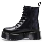 Shoes High Heels Sexy Platform Boots Black Thigh High Leather Boots Winter GENUINE LEATHER Booties Woman Plus Size