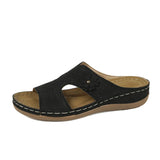 Breakj Asia Large-Size Hollow Flowers Thick Bottom Slippers Female Font And Beach Cool Slippers