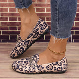 The Autumn Of 2025, The New Flying Shallow Chain Wears Casual Flat-Soled Single Shoes On The Outside Of The Large-Size Single