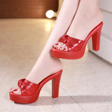 Women With High-Heeled Sandals 2023 New Fashionable Outfits With Thick Heels And Thick Soles Small Size 3233 Open-Toed Sandals And