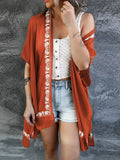 Casual Loose Doll Sleeve Beach Cardigan Top Summer Women Vintage Graphic Print Shirt 2022 Elegant Fashion Vacation Shirt