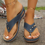 Thick-Bottomed Cool Slippers Women's 2025 Summer New Beach Waterproof Table Clip Women's Shoes