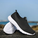And Autumn New Hollow Breathable Soft Bottom Sneakers Trend Fashion Lightweight Running Shoes Leisure Outdoor Walking