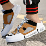 Summer Breathable Net Cloth Men's Shoes With All Kinds Of Personality Korean Version Trend Students Half Put On Lazy Casual
