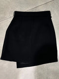 Korean Fashion Black Skirt For Women High Waist Patchwork Diamond Mini Skirts Female Summer Clothing Style New