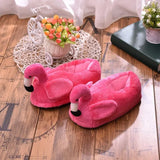 House Slippers Women Winter Animals Fluffy Shoes Kids Living Room Warm Slippers Soft Indoor Rabbit Girls Ladies Flat