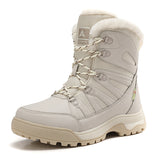 Breakj Plus Velvet Women Snow Boots High Help Cotton Boots Northeast Outdoor Cotton Shoes Warm Boots Fashion Leisure