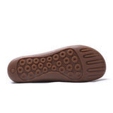 Layer Cowhide Large Size Handmade Shoes Female Farmer's Shoes Pedal Lazy Bean Shoes Retro Leather Flat