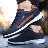 Shoes Men Leather Men Sneakers Trend Casual Shoe Breathable Leisure Male Sneakers Non-Slip Footwear Men Vulcanized