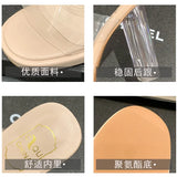 Breakj Wear Women's Summer Cool Crystal Pu Code High Heels Slippers New Big Red 2025 Water Drill
