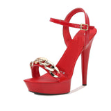 Breakj Button Buckle 13CM15CM Slippers Women's Summer Waterproof Platform Anti-Slip Platform Sexy