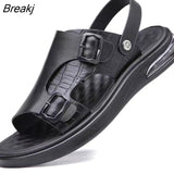 Air Cushion Sandals Men's Summer 2023new Casual Soft Bottom Non-slip Sports Outer Wear Dual-use Sandals and