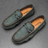 o'clock Classic Men Casual Loafers Autumn Anti-skid Male Flats Shoes Soft Breathable Slip-on Footwear Stylish