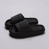 New Thick Platform Slippers for Women Summer Eva Soft Sole Non Slip Home Slides Woman Solid Thick Bottom Beach Flip