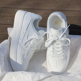 Shoes Girls 2024 New Spring White Shoes Students' Lightweight Flat-Soled Sports Leisure Shoes