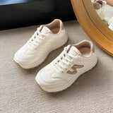 Breakj Sneakers Women's New Round Head In Autumn 2025 Old Dad Shoes Students Hitchhiking Trend Casual