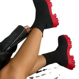 Breakj Large-Size Women's Shoes Flying Sports Short Boots 2025 Autumn And Winter Women's Boots Large Size Pedal