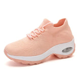 Sneakers Women Flats Breathable Casual Shoes Flats 6 Colors Wedges Sneakers for Women Mesh Sock Zapatos De