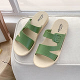 Women Slippers Summer Beach Shoes Fashion Outdoor Indoor Slides Eva Soft Flip Flops Male Thick Sole Anti-Slip
