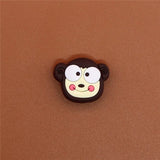 Sale 1pc Animals PVC Shoe Charms Shoe Buckle Accessories Cute Pug Face Shoe Decoration for croc jibz Kid's Party