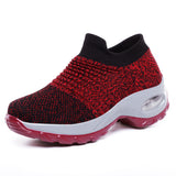 Breakj Explosion Women's Shoes Air Cushion Flying Sneakers Shoes Shoes Fashion Rocking Shoes Casual Shoes Socks