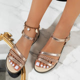 Plus Size 42 43 Sandals with Ladies Sandals for Summer 2024 Roman