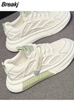 Gradient Thick Sole Sneakers 2023 Summer Breathable Sneakers Casual Designer Girls Platform