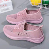 Shoes 2021 Mesh Platform Shoes Women Breathable Lace Up Sneakers Women Hollow Out Casual Shoes Zapatillas De