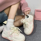 Korean Version Of Thick-Soled Small White Shoes Children's Autumn Breathable New Love Shoes For All Kinds Of Students' Sports Board
