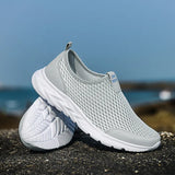 And Autumn New Hollow Breathable Soft Bottom Sneakers Trend Fashion Lightweight Running Shoes Leisure Outdoor Walking