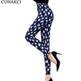 Printed Leggins Elastic Fitness Leggings Sexy Pants Women Push Up Trousers Summer Gym Sports