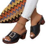 Breakj And Summer 2024 New Large-Size Lady Slope And Small Sandals Elegant Temu Comfortable Breathable And