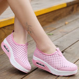 Women Casual Shoes 2021 Soft Bottom Walking Shoes Woman Air Mesh Vulcanize Shoes Summer Chunky Sneakers For Basket Femme