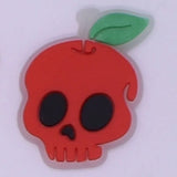 Shoe Buckle Charms PVC Scary Clown Skeleton Chainsaw Luminous Shoes Decorations fit Christmas Cosplay Party Kids
