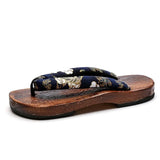 Men's Slippers Japanese Style Wooden Shoes Handmade Chinese Style Wooden Slippers Home Summer Sandals Flip Flops