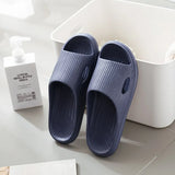 Home Soft Slippers Ladies/men's Thick Bottom Slipper Women Indoor Bathroom Anti-slip Floor Slides Silent