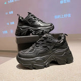 Sneakers Women 2022 Height Increasing Women's Sneakers Fashion Brand Design Thick Sole Casual Shoes Ladies