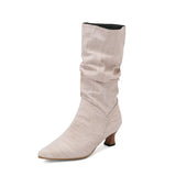 Breakj Face Pointed Medium Size Women's Boots Boots