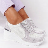 Breakj Flat-Bottomed Casual Shoes In The Autumn Of 2023 New Thick Bottom Slope And Old Dad Shoes With Slopes And Sneakers For