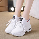 Sneakers Women Fashion Casual white Shoes Wedge Platform Ladies Trainer women platform sneakers women shoes Mujer