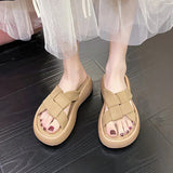 New Platform Sandals Female Summer Wear Sense Sandals Light Summer Fashion Beach Flip-flops Female Slippers