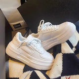 Breakj And Autumn Women's Shoes 2025 Spring New Official Casual Shoes Shoes Women Thick Background Small White Shoes