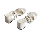 Minority High-Heeled Roman Sandals Fairy Style 2023 Summer New Style Cross-Strapped Sexy High-Heeled