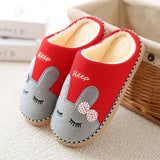 Plush Home Indoor Slippers Winter Warm Cotton Women's Slippers Light Weight Soft Comfortable Men Slides Platform Shoes
