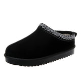 Breakj National Wind Fashion Snow Boots Women's Shoes Half-Dragging Cotton Shoes Autumn And Winter Indoors And