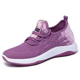 Sneakers Knitted Lace Up Summer Sneakers Women Sock Shoes Light Breathable Female Vulcanized Shoes Ladies Running