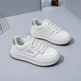 Breakj 2025, Small White Shoes New Korean Ins Schoolgirls High Platform Sports Board Shoes Casual Shoes