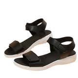 Breakj Summer New Large-Size Flat-Bottomed Magic Sandals Women Wear Simple And Comfortable