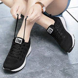 Sneakers Breathable Mesh Casual Sneakers Women Lace Up Walking Shoes Women'S Vulcanized Rubber Sole Shoes Female Size