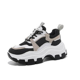 Chunky Sneakers Thick Bottom Platform Vulcanize Shoes Fashion Breathable Casual Running Shoe for Woman Female